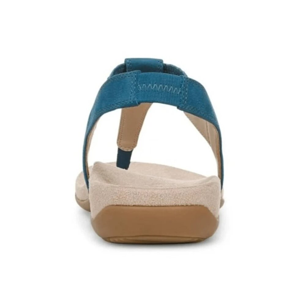 Vionic Brea Toe Post Slingback Sandal Celestial Teal Nubuck I9863L5403 - Picture 4 of 5